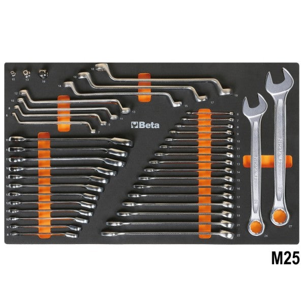Schublade M25 Steckschlüsselsatz 1/4"